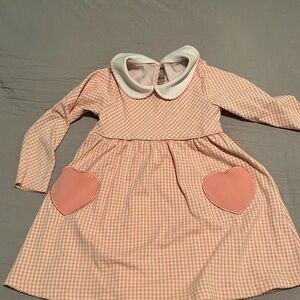 Long sleeve heart dress